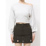 Gemyntar embossワンショルニットトップス | GYDA | 詳細画像15 