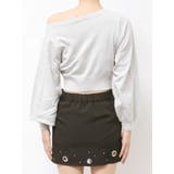 Gemyntar embossワンショルニットトップス | GYDA | 詳細画像17 