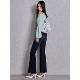 Gemyntar embossワンショルニットトップス | GYDA | 詳細画像6 