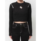 GG ZIP designラメニットトップス | GYDA | 詳細画像17 