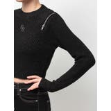 GG ZIP designラメニットトップス | GYDA | 詳細画像21 