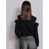 GG ZIP designラメニットトップス | GYDA | 詳細画像5 