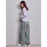 Symmetry GYDA jacquardニットトップス | GYDA | 詳細画像9 