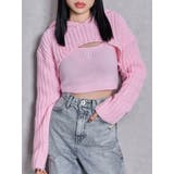 ピンク | GGアンサンブルニットパーカー | GYDA