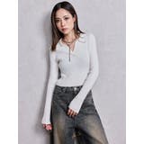 POLOニットトップス | GYDA | 詳細画像12 