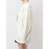 GGサガラ刺繍ケーブルニットトップス | GYDA | 詳細画像24