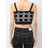 Argyll patternミニシャギーニットキャミ | GYDA | 詳細画像12