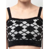 Argyll patternミニシャギーニットキャミ | GYDA | 詳細画像13