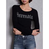 ブラック | Serenata bijouニットトップス | GYDA