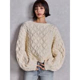 ケーブルクルーネックニットトップス | GYDA | 詳細画像10