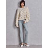 ケーブルクルーネックニットトップス | GYDA | 詳細画像13