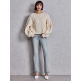 ケーブルクルーネックニットトップス | GYDA | 詳細画像14