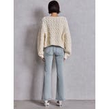 ケーブルクルーネックニットトップス | GYDA | 詳細画像15