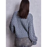 ケーブルクルーネックニットトップス | GYDA | 詳細画像18