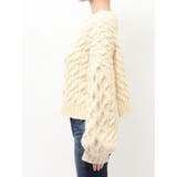 ケーブルクルーネックニットトップス | GYDA | 詳細画像25