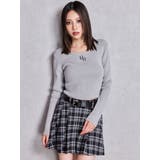 GGプレートlong sleeveニットトップス | GYDA | 詳細画像11 