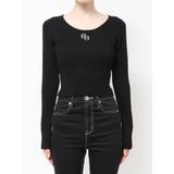 GGプレートlong sleeveニットトップス | GYDA | 詳細画像19 