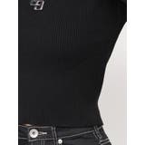 GGプレートlong sleeveニットトップス | GYDA | 詳細画像24 