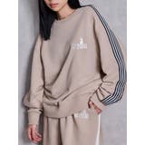 ベージュ | GYMINI BUNNYラインスウェットトップス | GYDA