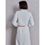 sacred edge crossハーフZIPショートスウェットトップス | GYDA | 詳細画像11 