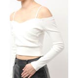 カシュクールデザインオフショルトップス | GYDA | 詳細画像18 