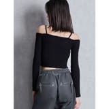 カシュクールデザインオフショルトップス | GYDA | 詳細画像7 