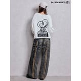 VネックSMIRK BUNNYスウェットトップス | GYDA | 詳細画像11 