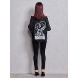 VネックSMIRK BUNNYスウェットトップス | GYDA | 詳細画像15 