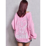 VネックSMIRK BUNNYスウェットトップス | GYDA | 詳細画像17 