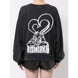 VネックSMIRK BUNNYスウェットトップス | GYDA | 詳細画像23 