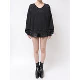 VネックSMIRK BUNNYスウェットトップス | GYDA | 詳細画像31 