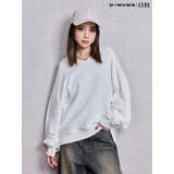 VネックSMIRK BUNNYスウェットトップス | GYDA | 詳細画像7 