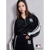 GYDA［MLB］2ラインハーフZIPショートトップス | GYDA | 詳細画像6 