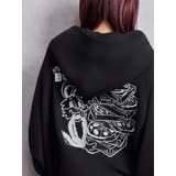 ブラック | HYPERACTIVE BUNNYスウェットパーカー | GYDA