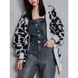 オフホワイト | ラメGレオパードニットカーディガン | GYDA