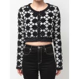 Argyll patternミニシャギーニットカーディガン | GYDA | 詳細画像11