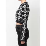 Argyll patternミニシャギーニットカーディガン | GYDA | 詳細画像12