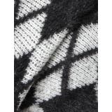 Argyll patternミニシャギーニットカーディガン | GYDA | 詳細画像17