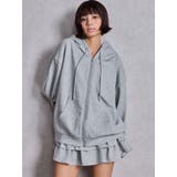 GG chain glitter print BIGパーカー | GYDA | 詳細画像10 