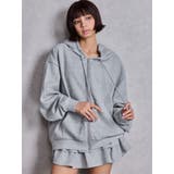 GG chain glitter print BIGパーカー | GYDA | 詳細画像11 