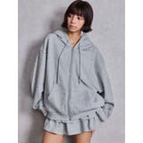 GG chain glitter print BIGパーカー | GYDA | 詳細画像12 