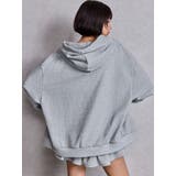 GG chain glitter print BIGパーカー | GYDA | 詳細画像13 