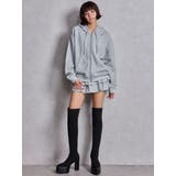 GG chain glitter print BIGパーカー | GYDA | 詳細画像14 