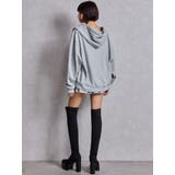 GG chain glitter print BIGパーカー | GYDA | 詳細画像19 