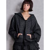 GG chain glitter print BIGパーカー | GYDA | 詳細画像2 