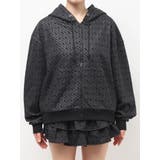 GG chain glitter print BIGパーカー | GYDA | 詳細画像20 