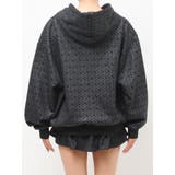 GG chain glitter print BIGパーカー | GYDA | 詳細画像22 