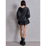 GG chain glitter print BIGパーカー | GYDA | 詳細画像7 