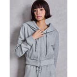 GG chain glitter print shortパーカー | GYDA | 詳細画像10 