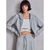 GG chain glitter print shortパーカー | GYDA | 詳細画像14 